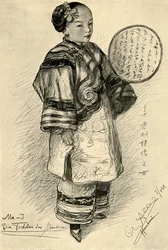 Me-J - Tochter eines Mandarins, Hankow, China, 1898