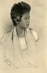 Päo - Teenager-Mädchen, Bangkok, 1898