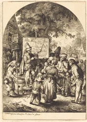 Der Sänger auf dem Dorffest