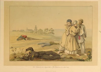In der Nähe von Ostrovno am 1. August 1812, 1820er Jahre