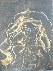 Leuchtende Silhouette