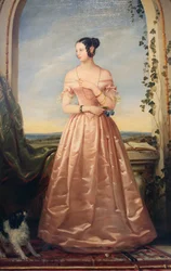 Porträt der Großherzogin Alexandra Nikolajewna, 1840