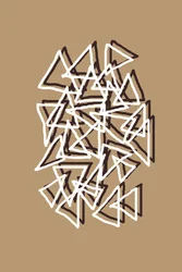 Geschichtete geometrische Dreiecke