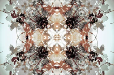 Gedämpftes botanisches Kaleidoskop