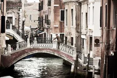 Venezianische Kanalbrücke