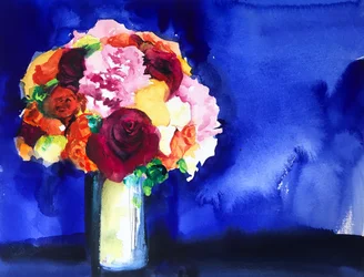Lebhaftes Blumenbouquet