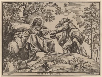 Die Versuchung Christi durch den Teufel