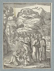 Christus heilt einen Aussätzigen