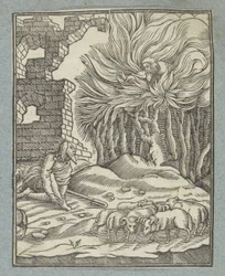 Moses und der brennende Dornbusch
