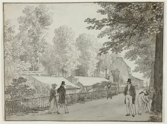Relais, Avenue des Champs-Élysées, Paris (recto); Szene aus dem Leben des Odysseus (verso)