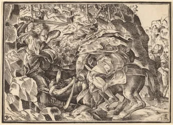 Christus erzählt seinen Jüngern vom Jüngsten Gericht