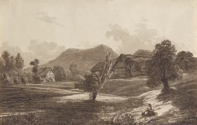 Lausitzer Landschaft mit dem Landeskrone-Berg