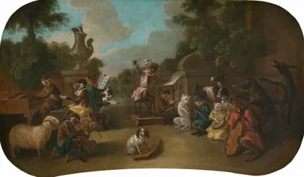 Singerie: Das Konzert, ca. 1739