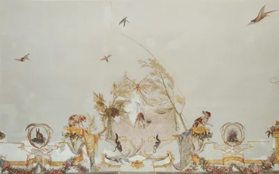 Die Grande Singerie (Detail), ca. 1735
