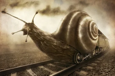 Steampunk Schnecken Zug