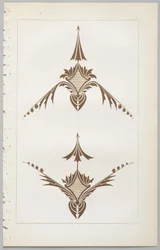Die Kunst des dekorativen Designs: mit einem Anhang, der die Stunden des Tages angibt, zu denen Blumen öffnen, veröffentlicht von Day & Son, London, 1862