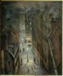 Soho Dämmerung, ca. 1924