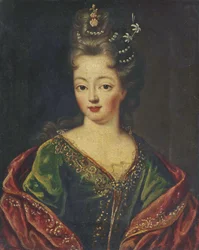 Porträt einer Dame, traditionell identifiziert als Louise Bénédicte von Bourbon