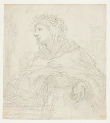 Studie von Santa Rosalia von Palermo