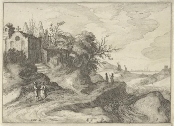 Kapelle an einer kurvigen Landstraße