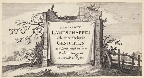 Titelblatt zu „Landschaften mit Dörfern nahe Amsterdam“
