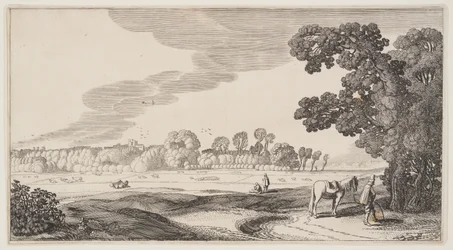 Ansicht der Weiden, aus Landschaften (Playsante Lantschappen)