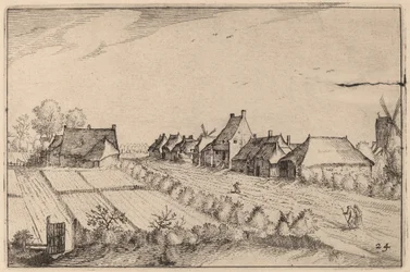 Felder und eine Straße