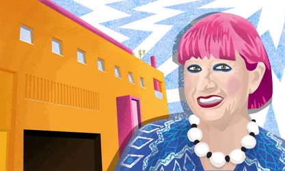 Dame Zandra Rhodes und das Fashion & Textiles Museum in Bermondsey, London
