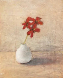 Rote Blumen Stillleben
