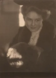 Mädchen mit Muff