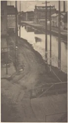 Telegrafenmasten, ca. 1900