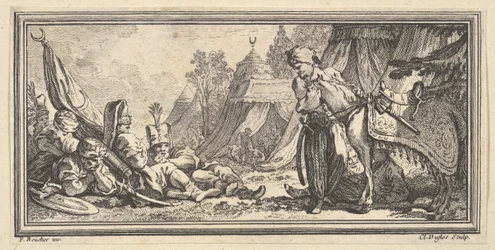 Türkische Soldaten ruhen sich aus, 1746-47