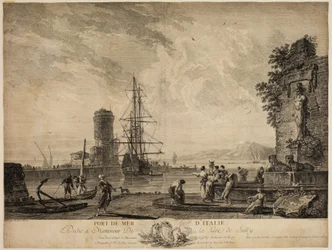 Hafen von Italien, ca. 1707-83