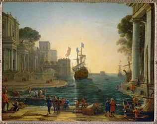 Odysseus gibt Chryseis ihrem Vater zurück