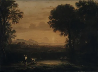 Landschaft mit Tobias und dem Engel