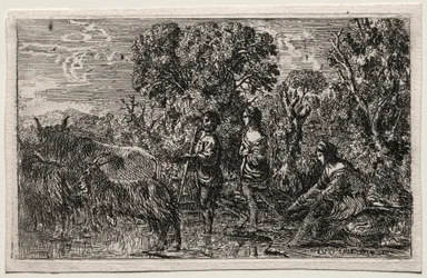 Le Passage du gué, 1634