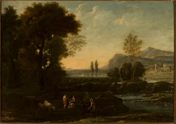 Landschaft mit Hirten