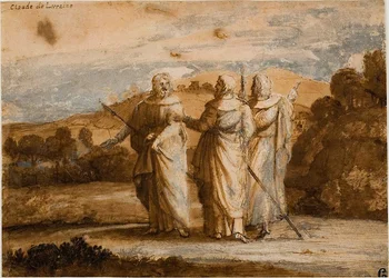 Studie für Pilger in Emmaus