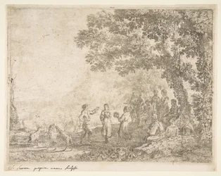 Der Bauerntanz Große Platte, ca. 1637
