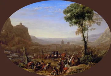 Der Pass von Susa, eingenommen von Ludwig XIII. im Jahr 1629, ca. 1631