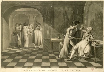 Ermordung des Abgeordneten Louis-Michel Le Peletier de Saint-Fargeau, 20. Januar 1793