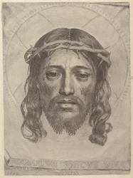 Das Antlitz Christi auf dem Schweißtuch der heiligen Veronika, 1649.