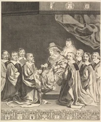 Frontispiz: Les Ordonnances royaux, ca. 1644