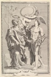 Frontispiz: Virgil, Publii Virgilii Maronis Opera, 1641
