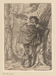 James Howell lehnt an einem Baum