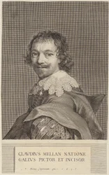 Selbstporträt von Claude Mellan