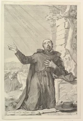 Der heilige Ignatius in Ekstase.
