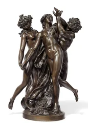 Die drei Grazien, ca. 1860 (Bronze)