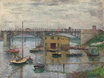 Brücke bei Argenteuil an einem grauen Tag, ca. 1876