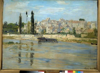 Karrieren. Saint-Denis. Gemälde von Claude Monet (1840-1926)